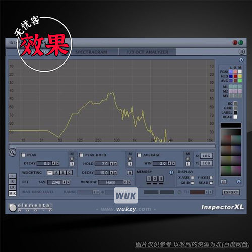 效果 Elemental Audio Systems InspectorXL（综合频谱仪）