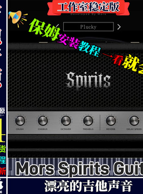 Mors Spirits Guitar Instrument Plugin 漂亮的吉他音源