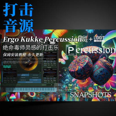 绝命毒师灵感的高品质打击乐音色