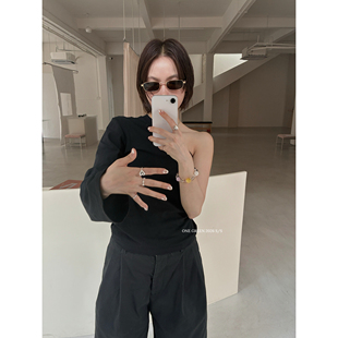 金属窄款 ONEGREEN 3.29NEW jennie同款 复古高级感小众墨镜 太阳镜