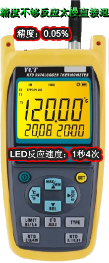 铂金电阻温度计|高精度数字温度表|进口测温仪|RTD-116N|宇擎科技