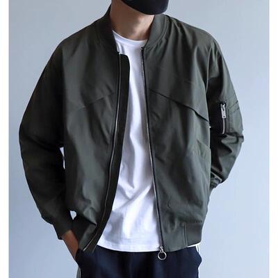 MADNESS MDNS WRUEI余文乐潮牌加厚飞行员夹克男士棒球服工装外套