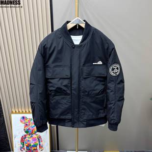Madness Mdns Clot秋冬新款羽绒棉服男棒球领薄棉外套休闲夹克男