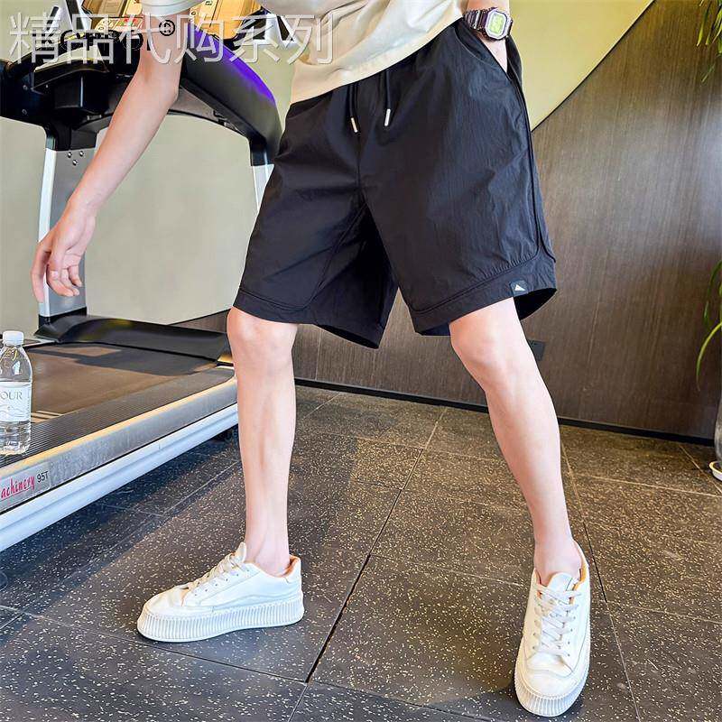高端男士松休闲百搭薄款短裤2026夏季宽速干新款潮流五分裤子
