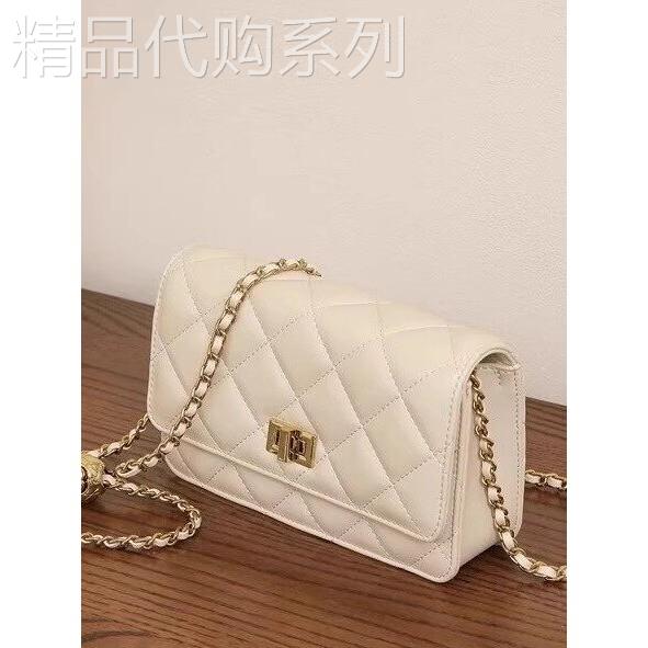 Candle Knock小方包女2026新款高级感真皮链条包包百搭单肩斜挎包