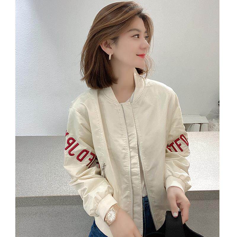 法国ASW高级感小香风外套女春秋ins时尚棒球服小个子短款夹克上衣