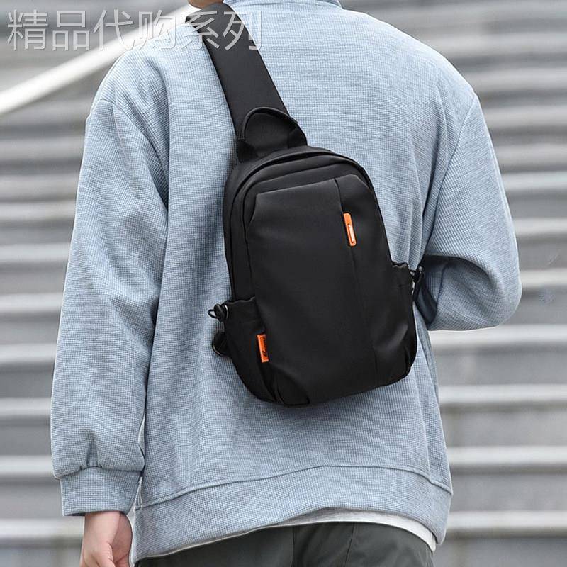 香港免税代购防水男士胸包休闲户外旅游单肩斜挎包运动骑行小背包