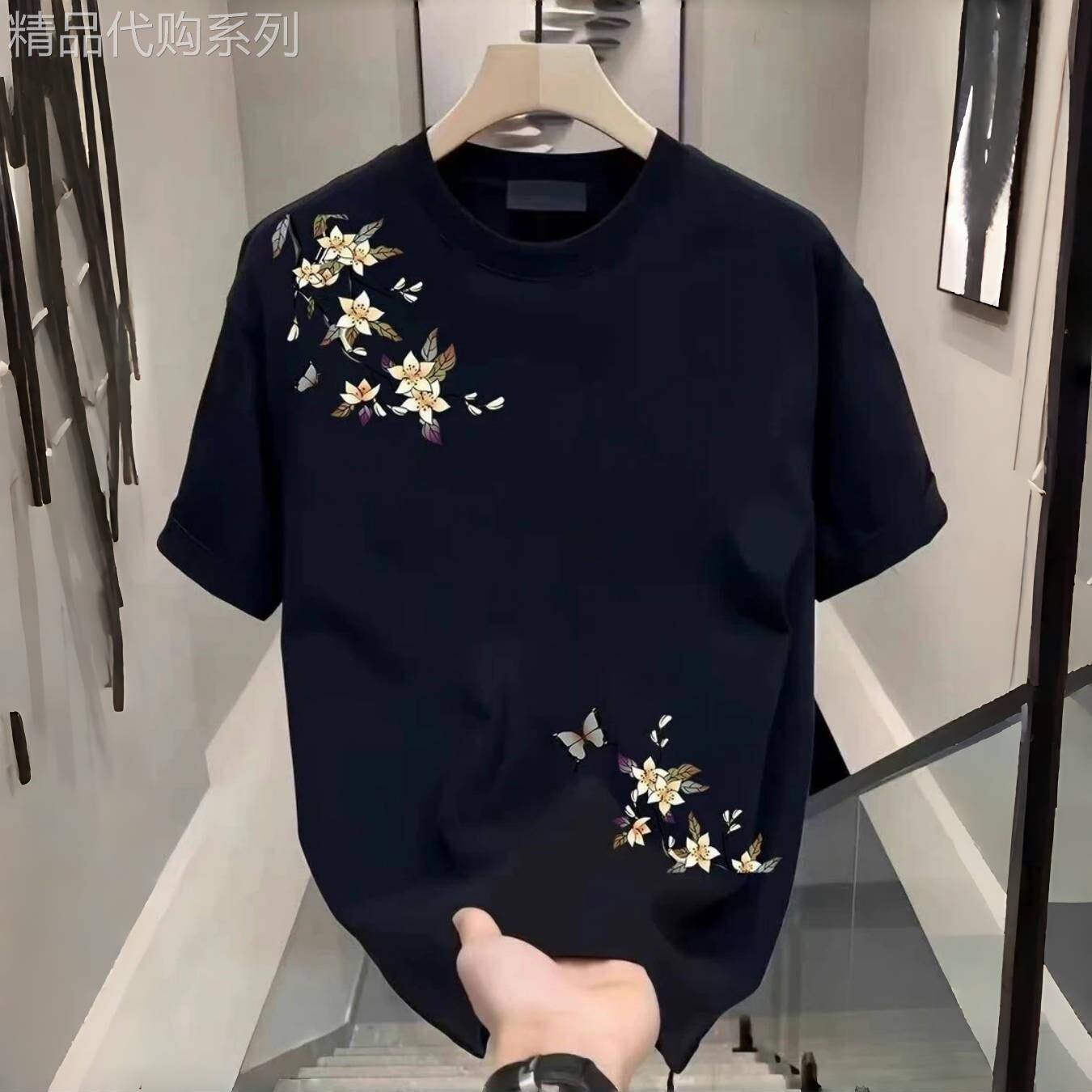 出口美国?Chrisma Katch~纯棉短袖T恤男夏休闲百搭圆领休闲上衣