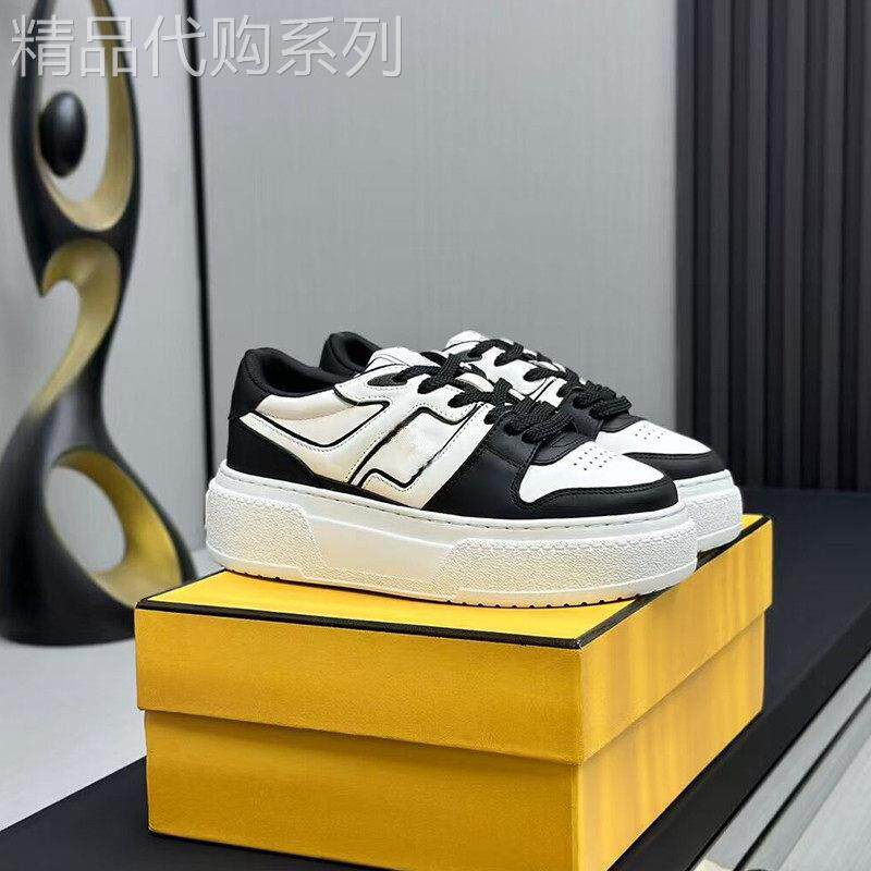 代购唐嫣同款板鞋厚底字母休闲鞋2025新款小白鞋情侣运动鞋熊猫鞋