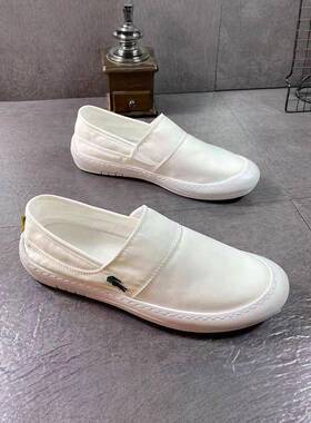 〖MessContiy Tsmr〗好脚感会说话~一脚蹬帆布鞋男透气时尚豆豆鞋