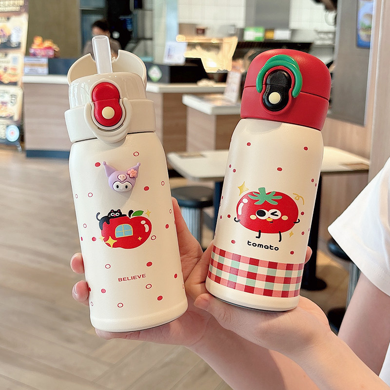 保温杯女生2025新款水杯儿童学生高颜值可爱便携双饮吸管随行杯子,餐饮具,保冷/保温杯,淘宝优惠券,粉丝福利购,淘宝优惠卷