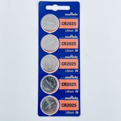 村田muRata CR2025电池 3V纽扣电池 汽车遥控器 纽扣电池 一粒价