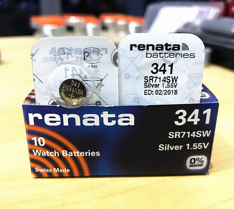 原装正品石英手表电池 瑞士341SR714SW手表专用电池1.55V纽扣电池