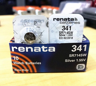 原装正品石英手表电池 瑞士341SR714SW手表专用电池1.55V纽扣电池