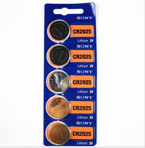 SONY索尼CR2025纽扣电池3V锂奔驰日产尼桑轩逸逍客汽车钥匙遥控器
