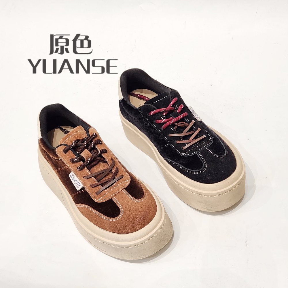 18027特价清版复古真皮板鞋时尚