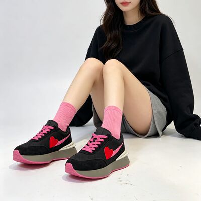 81108特价清版厚底增高老爹鞋女百搭休闲运动鞋ins潮小众设计感
