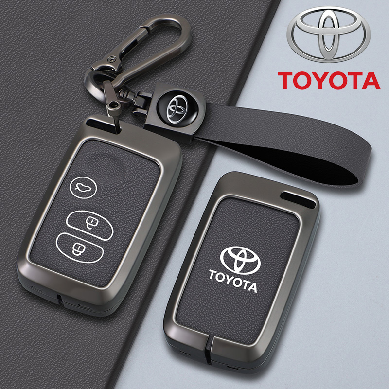 适用09/10/11款凯美瑞钥匙包汉兰达普锐斯86锐志霸道普拉多金属套