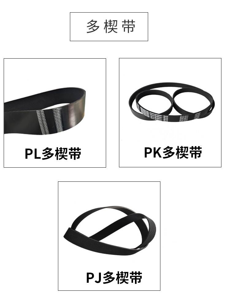 物流输送机滚筒橡胶多楔带PJ228PJ246PJ256PJ265270282J290302314 五金/工具 传动带 原图主图