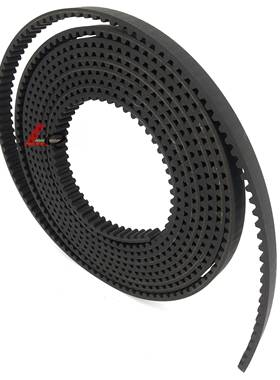 STS STD S8M黑色橡胶HTD开口带RPP YU同步带电梯自动门雕刻机专用