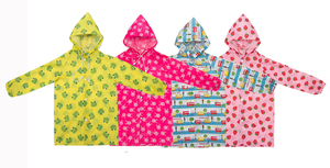 韩款 薄款卡通印花幼儿童雨衣宝宝雨披 男女童