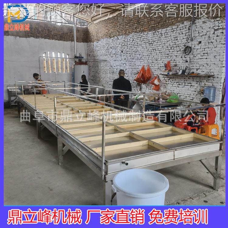 型商品用不锈钢腐竹生DBL产线豆制备圆设形腐竹锅蒸汽加热免费培