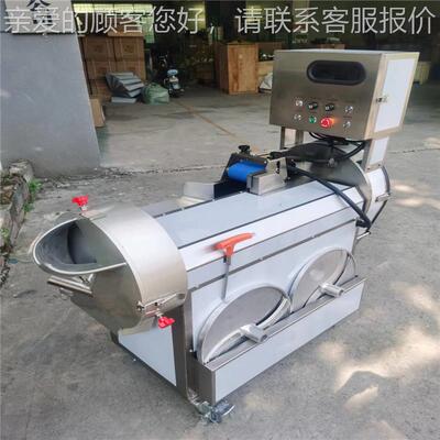 鲁根茎菜切菜机 DMR850型双头切菜机蔬 多工用途蔬商用瓜果菜切粒