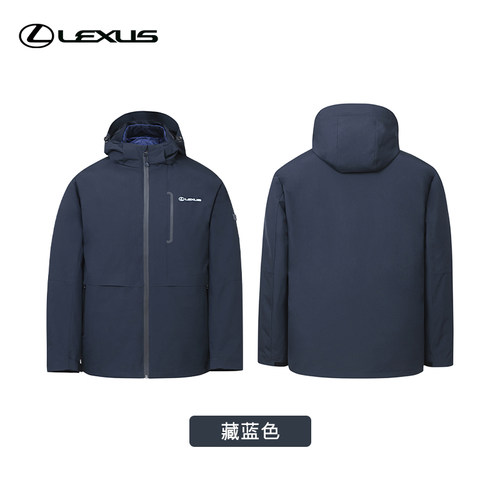 雷克萨斯男士填充连帽夹克