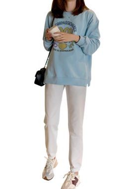 春秋款上衣宽松长袖外套孕妇装
