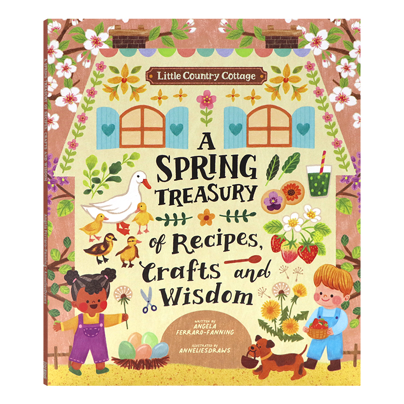 乡间小屋春天宝库英文原版绘本