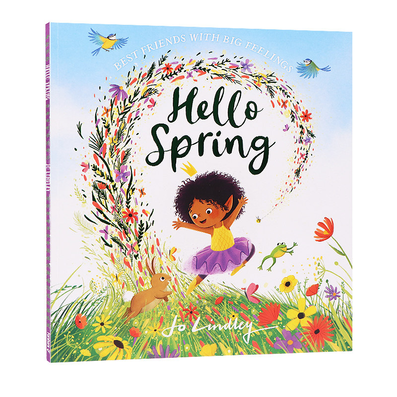 你好春天hello spring 关于友谊感情和季节的神奇新儿童读本 英文原版