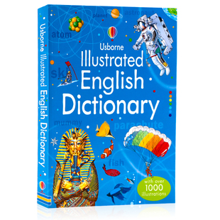 Dictionary Illustrated English Usborne 少儿全彩图片图解英英字词典 Usborne儿童彩色插图词典 SAT考试辞典工具书正版 英文原版