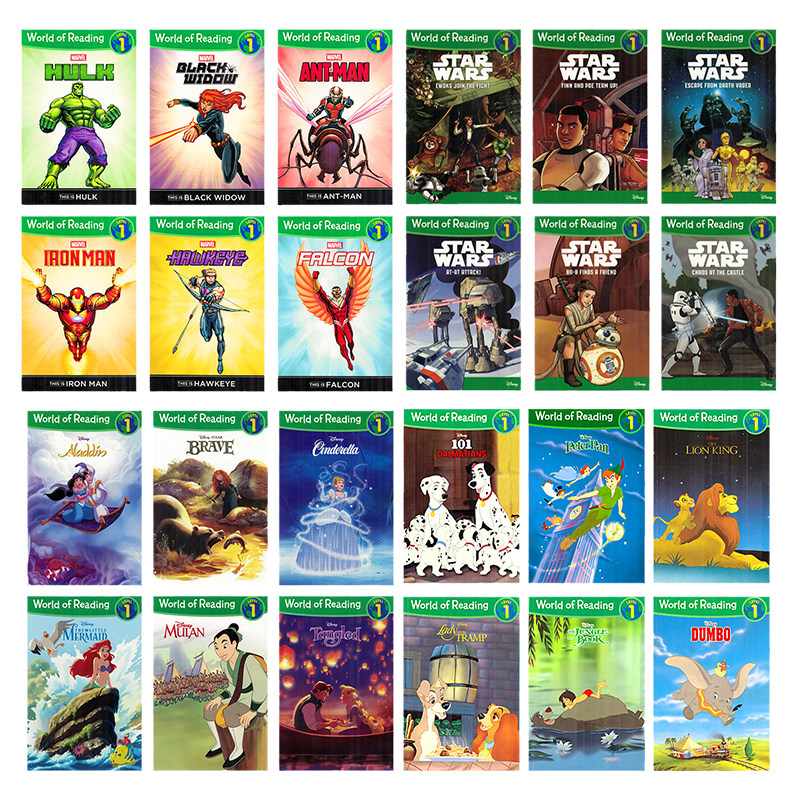 World of Reading系列分级读物英文原版 Disney 星球大战 漫威复仇者联盟迪士尼儿童分级阅读 儿童冒险故事绘本 书籍,书籍/杂志/报纸,儿童读物原版书,淘宝优惠券,粉丝福利购,淘宝优惠卷