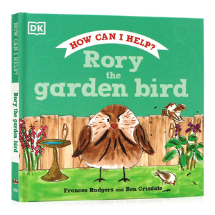 DK出品 英文原版花园鸟罗里 Rory the Garden Bird 精装 动物保护理念儿童低幼英语启蒙图画故事书亲子共读