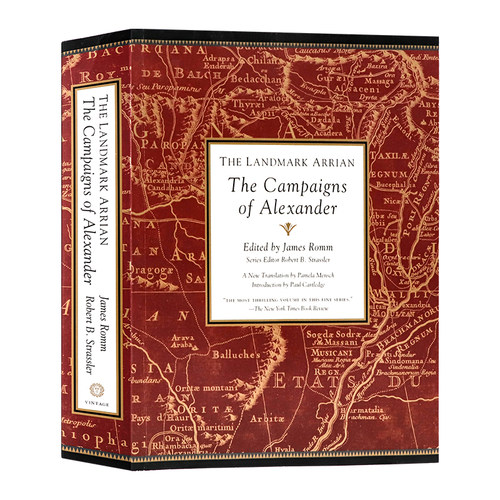 里程碑系列阿利安亚历山大远征记英文原版 The Landmark Arrian The Campaigns of Alexander 进口书籍历史平装James Romm