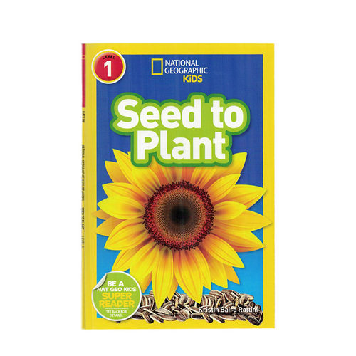 进口英文原版正版绘本 National Geographic Readers: Seed to Plant 从种子到植物level1 儿童英语启蒙绘本 少儿科普百科教材