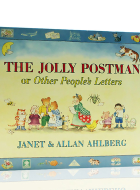 进口英文原版正版 The Jolly Postman Or Other People's Letter s快乐的邮递员 儿童启蒙图画书 亲子互动 精装绘本