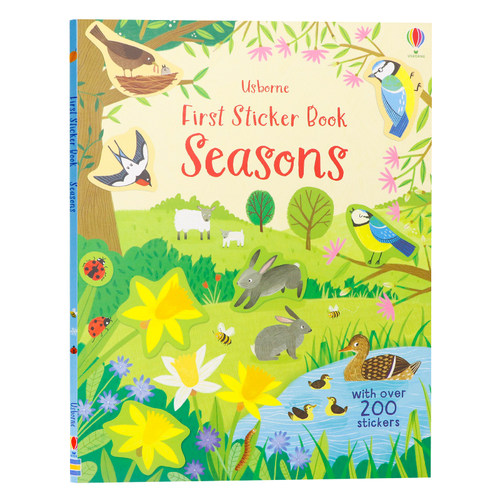 Usborne出品第一个贴纸书四季