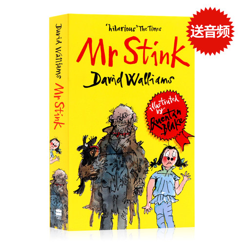 英文原版 Mr Stink 臭臭先生 大卫少年幽默小说系列 罗尔德达尔继承人David Walliams 大卫威廉姆斯 儿童幽默治愈成长插图小说书籍