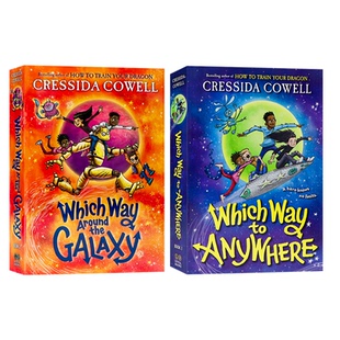 银河系之路 去哪儿系列 2册 英文原版 Which Way Around the Galaxy 青少年奇幻科幻冒险小说 驯龙高手作者作品 Cressida Cowell