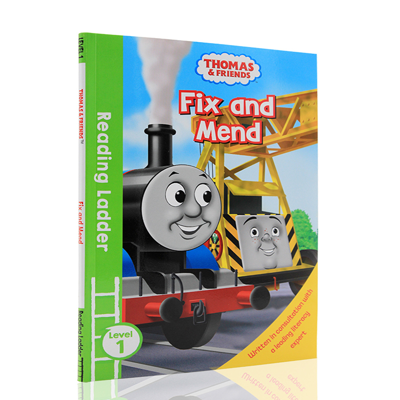 进口英文原版正版 Thomas Friends: Fix and Mend 托马斯和朋友们  Reading Ladder Level 1儿童绘本 书籍/杂志/报纸 文学小说类原版书 原图主图