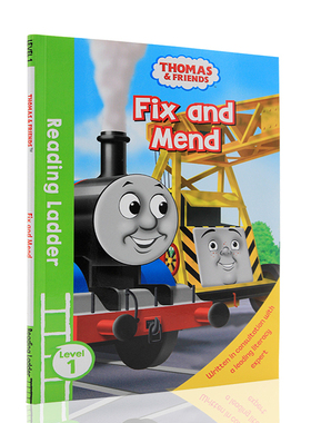 进口英文原版正版 Thomas Friends: Fix and Mend 托马斯和朋友们  Reading Ladder Level 1儿童绘本