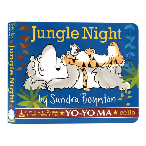 丛林之夜 Jungle Night 英文原版绘本名家Sandra Boynton作品少儿英语启蒙读物图画故事书亲子共读撕不烂纸板书