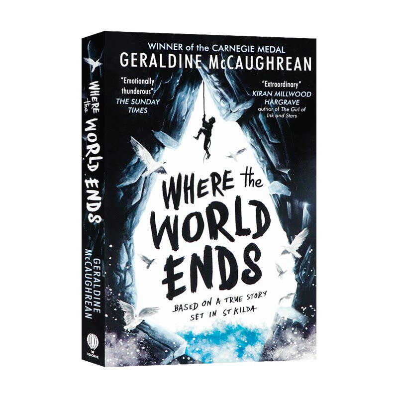 Usborne 在世界尽头 英文原版 卡内基金奖小说 真实历史事件改编 荒岛绝境求生成长故事 初高中青少年英语课外阅读 蓝思 900L