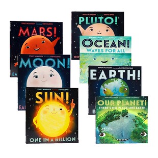 Our Litchfield David Ocean 素 自白7册 Mars Sun Universe 绘本太阳地球月亮海洋火星儿童科普读物 宇宙元 Earth 英文原版 Moon