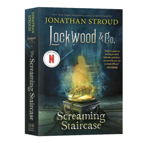 洛克伍德与公司1 尖叫的楼梯 英文原版 Lockwood  Co The Screaming Staircase 青少年小说 乔纳森·斯特拉德 超自然题材 悬疑冒险