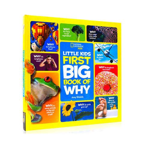 英文原版绘本National Geographic 美国国家地理 Little Kids First Big Book of Why 精装大开本 儿童百科书