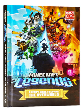MC我的世界传奇 英文原版 Guide to Minecraft Legends 23年新年游戏解游戏指南全彩版 HarperCollins出版精装版