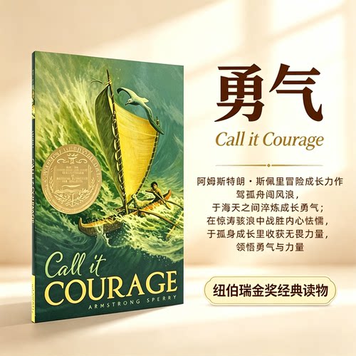 勇气 Call it Courage 纽伯瑞金奖作品  英文原版小说 儿童文学作品  中小学生课外阅读 Armstrong Sperry 平装