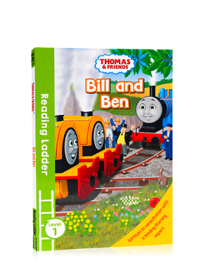 进口英文原版正版托马斯和朋友们Thomas Friends:Bill and Ben 托马斯分级阅读入门级Reading Ladder Level 1英语故事图画书